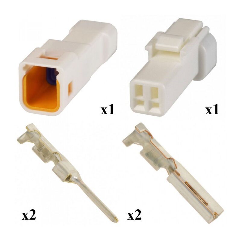 

Kit Conector JWPF Macho Hembra 2 Vías