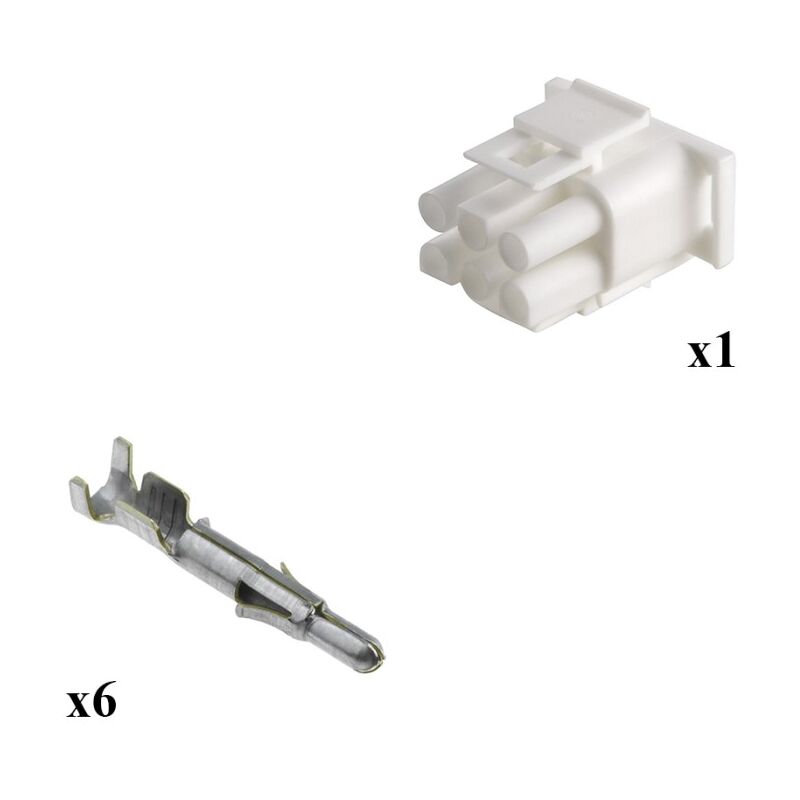 

Errebi Group - Kit Conector Mate n lok Macho con terminal Macho 3x2 Vías