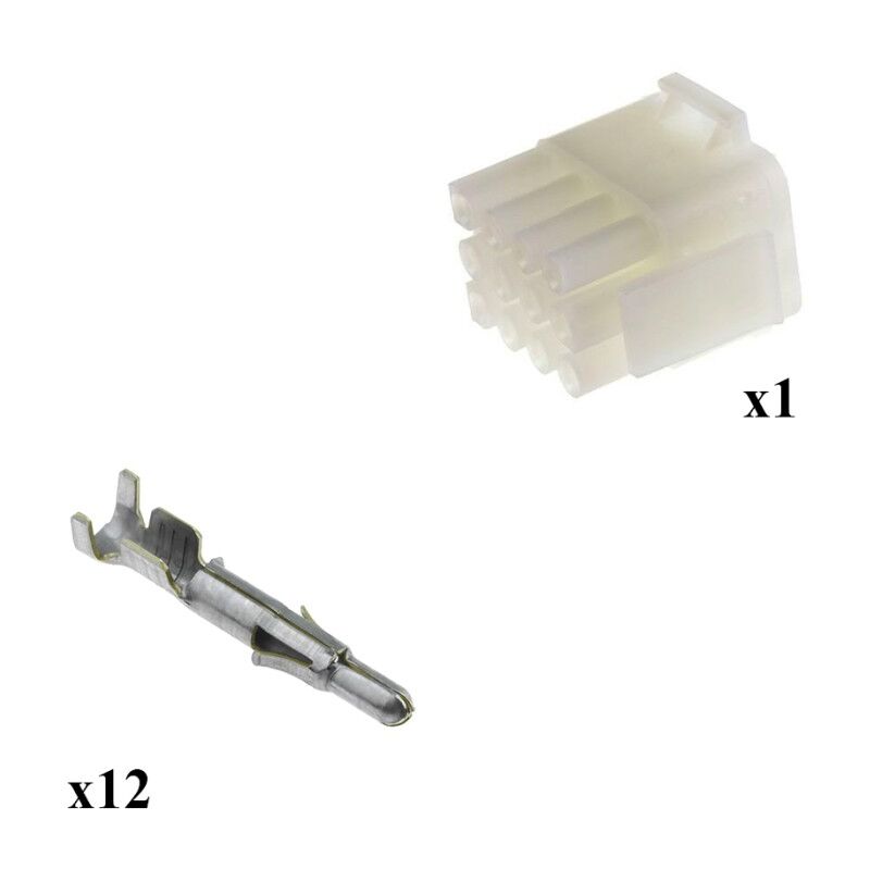 

Errebi Group - Kit Conector Mate n lok Macho con terminal Macho 4x3 Vías