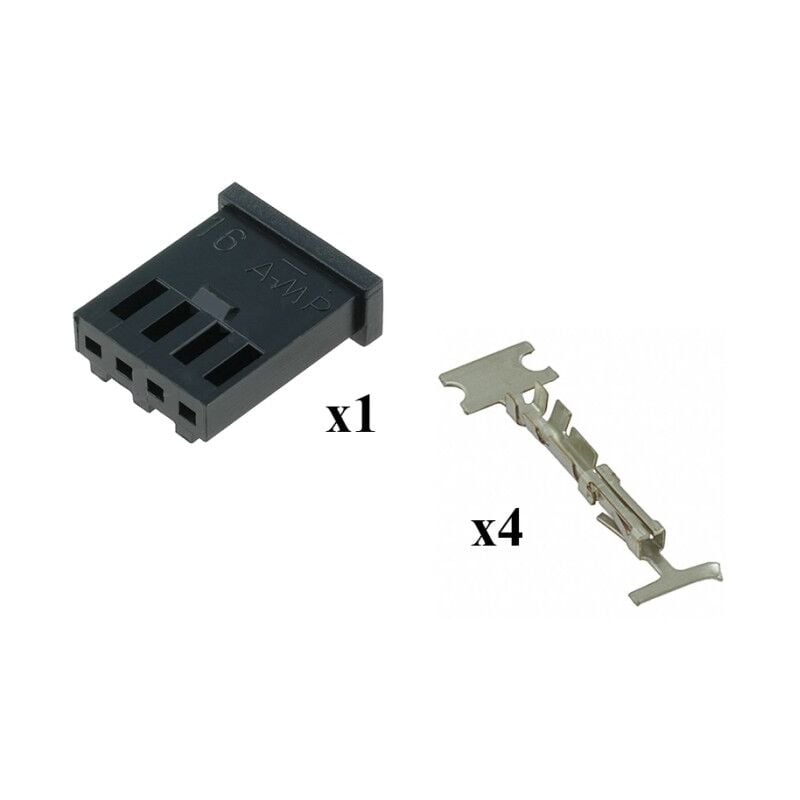

Kit Conector Modu 2 Hembra 4 Vías