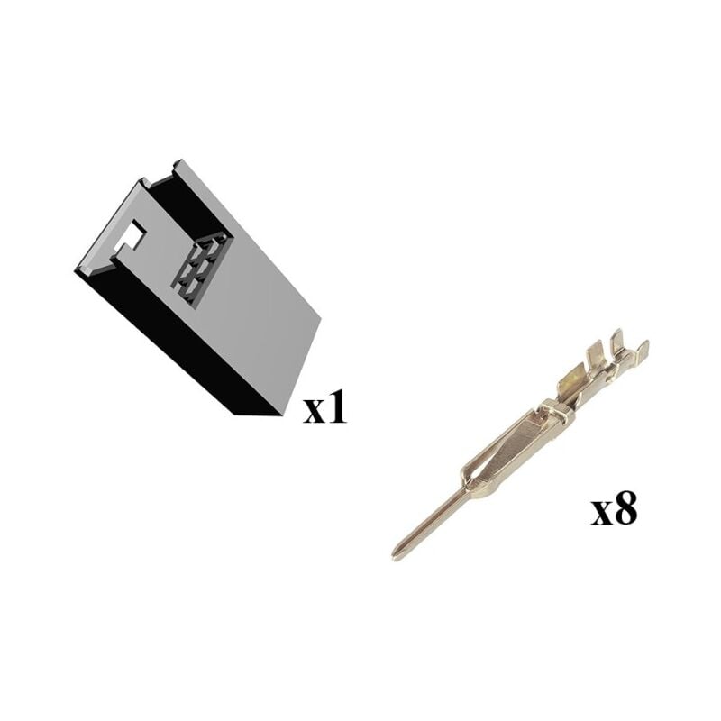 

Kit Conector Modu 2 Macho 4x2 Vías