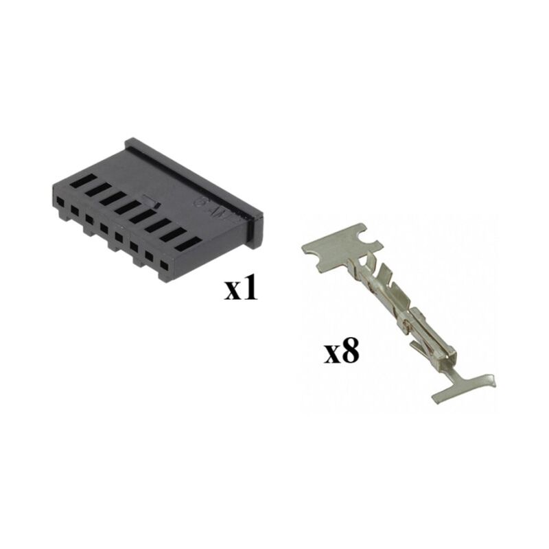 

Kit Conector Modu 2 Hembra 8 Vías