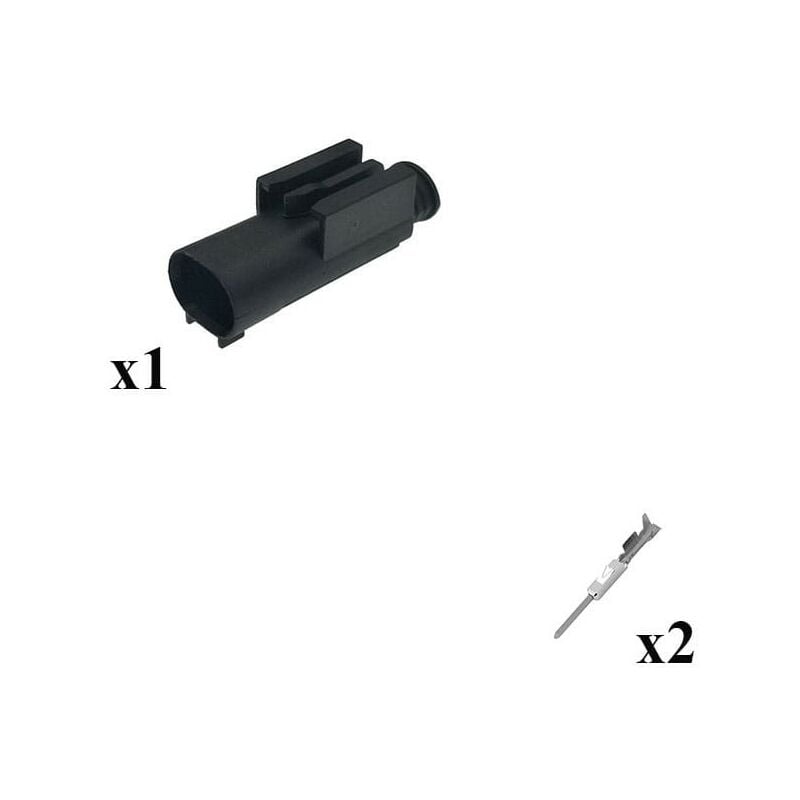 

Kit Conector MQS series Hembra 2 Vías Cod A