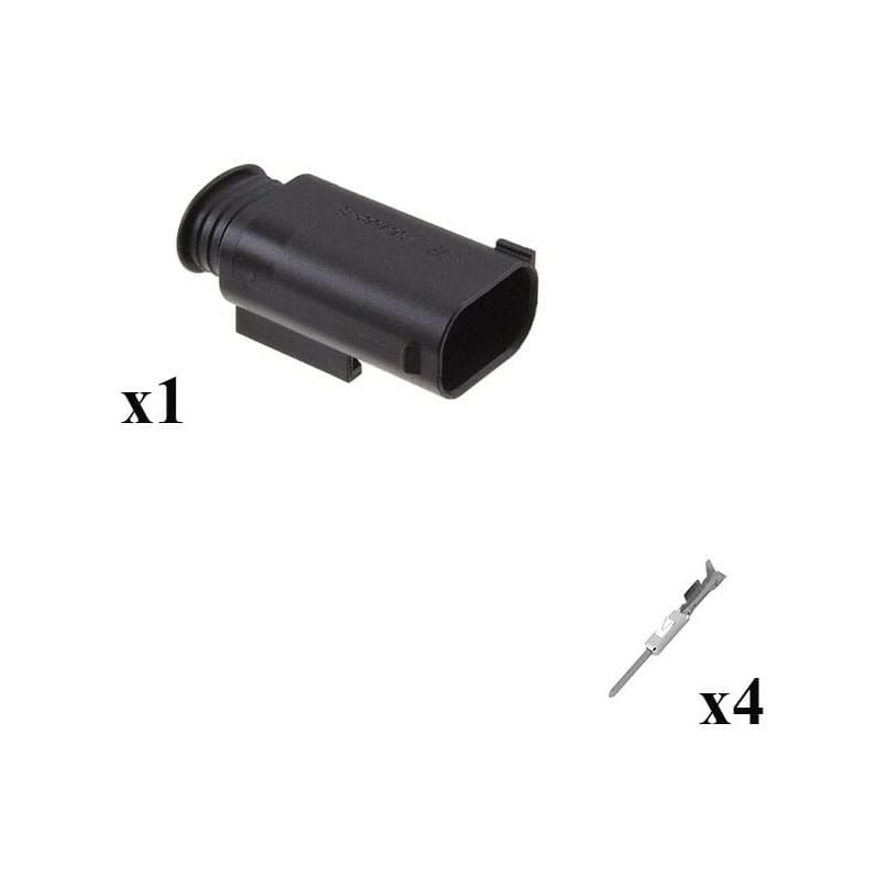 

Kit Conector MQS series Hembra 4 Vías Cod A