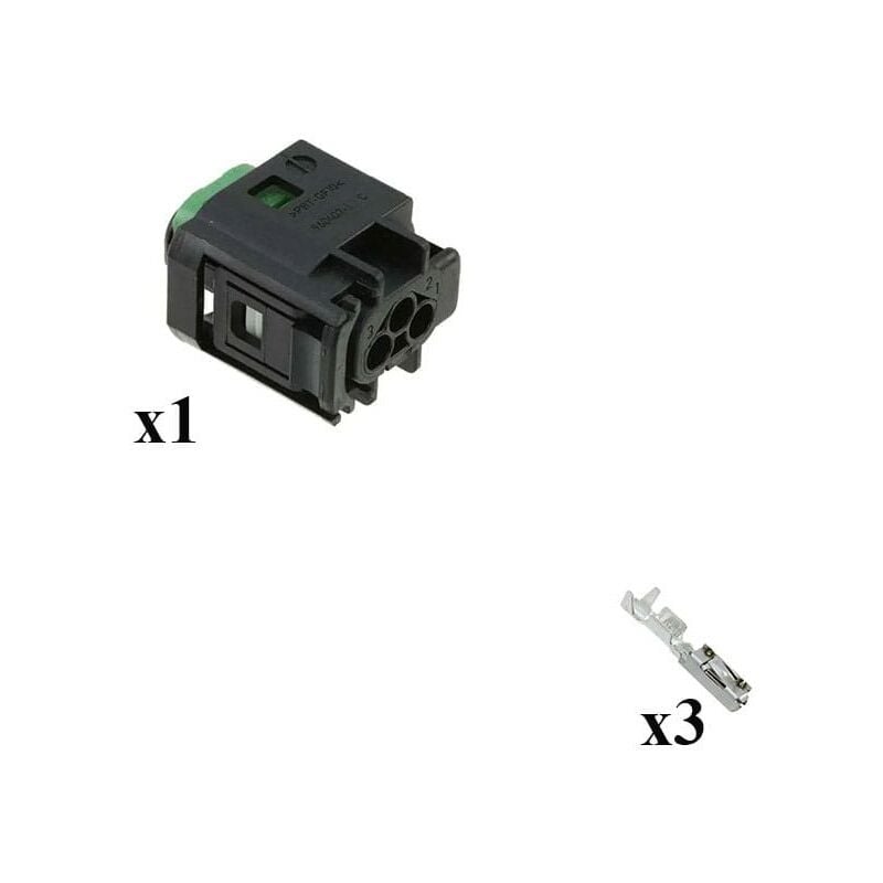 

Kit Conector MQS series Macho 3 Vías Cod A