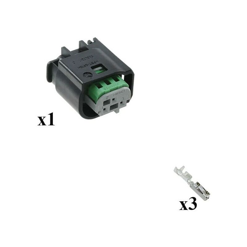

Kit Conector MQS series Macho 3 Vías Cod B