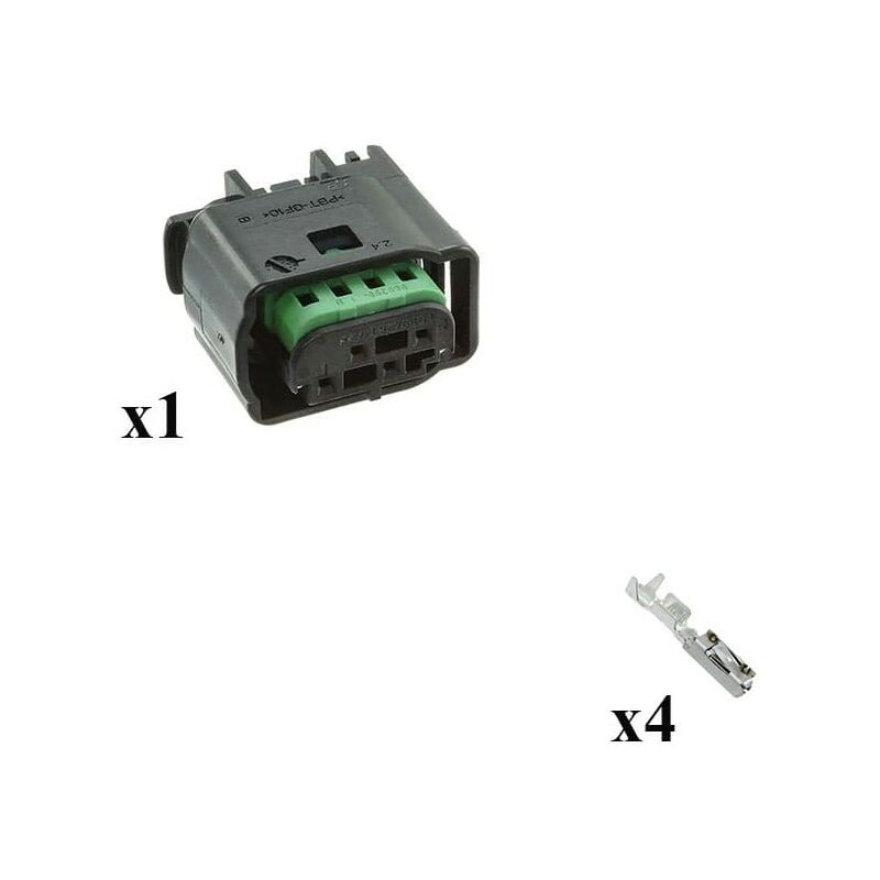 

Kit Conector MQS series Macho 4 Vías Cod A