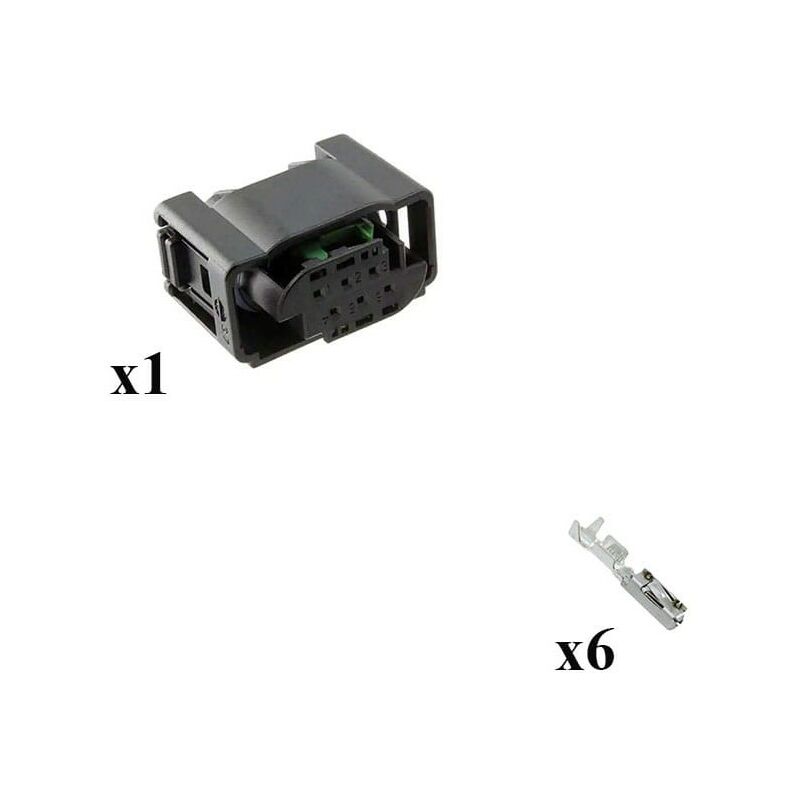 

Kit Conector MQS series Macho 6 Vías Cod A