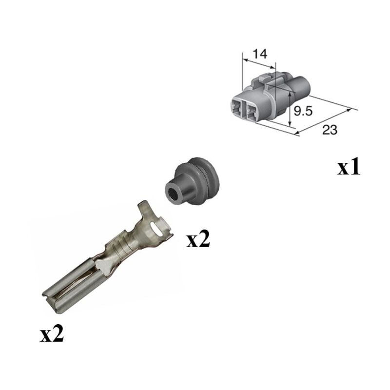

Errebi Group - Kit Conector MT Sealed Macho 2 Vías Tipo AL