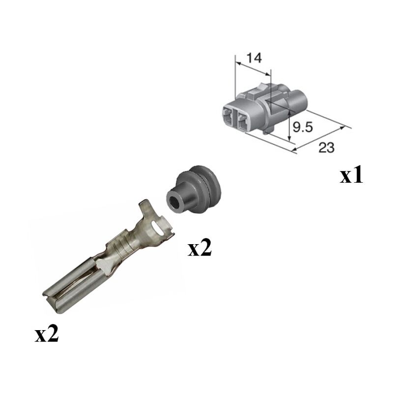 

Errebi Group - Kit Conector MT Sealed Macho 2 Vías Tipo IL