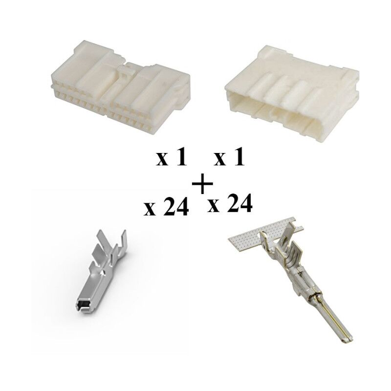 

Kit Conector Multilock Series 070 Macho Hembra 24 Vías