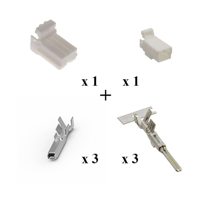 

Kit Conector Multilock Series 070 Macho Hembra 3 Vías