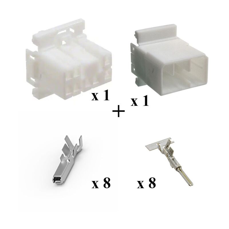 

Kit Conector Multilock Series 070 Macho Hembra 8 Vías