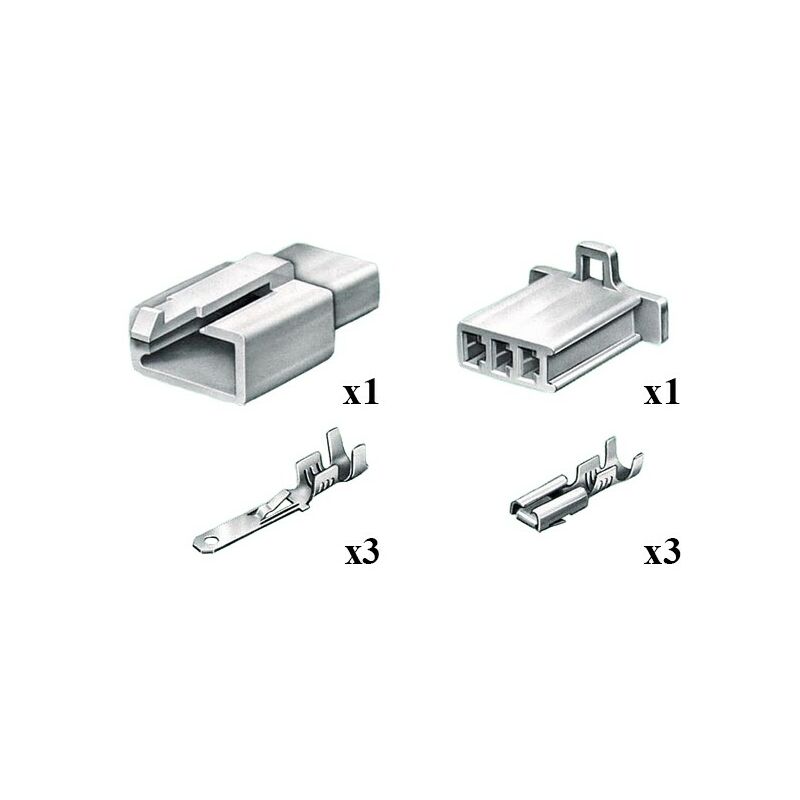 

Kit Conector Series MTW Macho Hembra 3 Vías