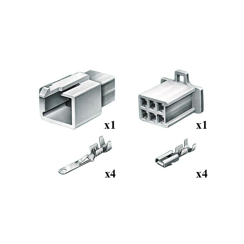 

Kit Conector Series MTW Macho Hembra 6 Vías