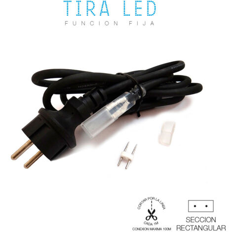 KIT CONEXION A CORRIENTE 220V 1,5m PARA TIRA DE LED EDM