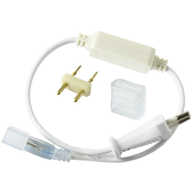 

Kit conexión tira led 220V 6A SMD5050. Enchufe y capuchón - Jandei