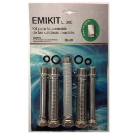 Kit conexión VACUFLEX espirometalico calentadores/calderas