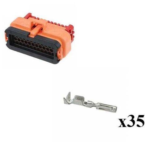 Kit Connecteur Ampseal  Mâle 35 Voies orange