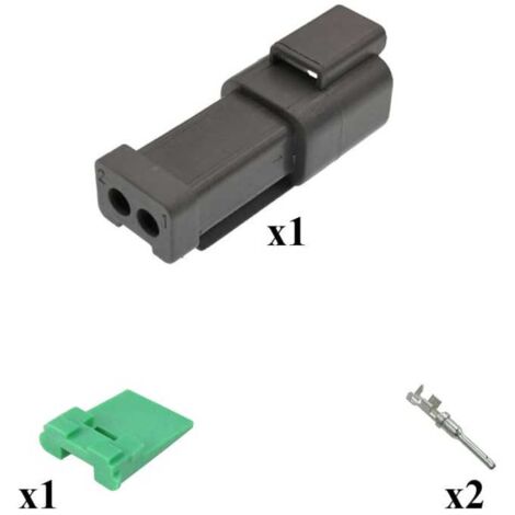 Kit Connecteur DT series femelle 2 Voies E003