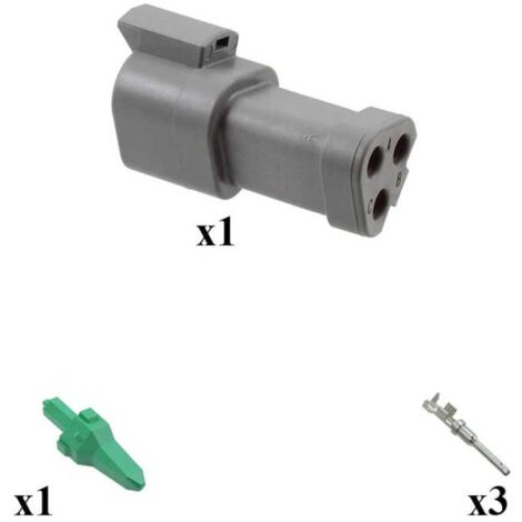 Kit Connecteur DT series femelle 3 Voies E003