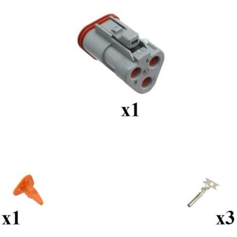 Kit Connecteur DT series Male 3 Voies P006