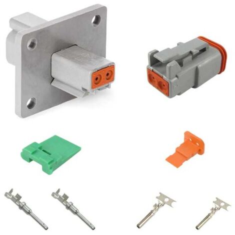 Kit Connecteur DT series Mâle female du panneau 2 Voies
