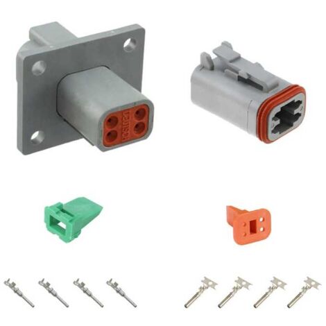 Kit Connecteur DT series Mâle female du panneau 4 Voies