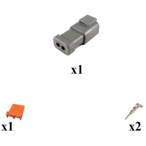 Kit Connecteur DTP series Femelle 2 Voies E003