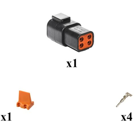 Kit Connecteur DTP series Femelle 4 Voies E004