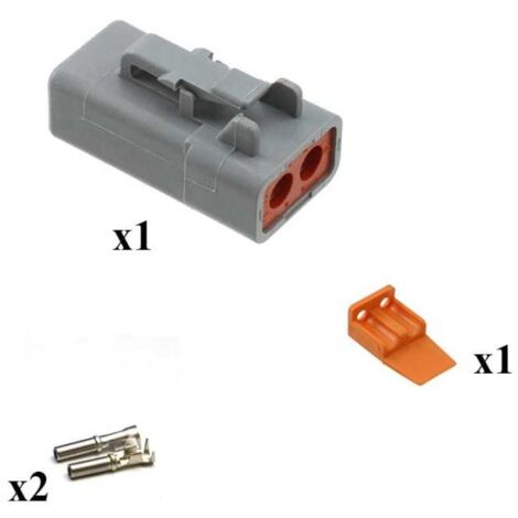 Kit Connecteur DTP series Mâle 2 Voies