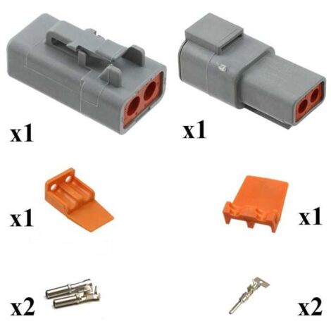 Kit Connecteur DTP series Mâle female 2 Voies