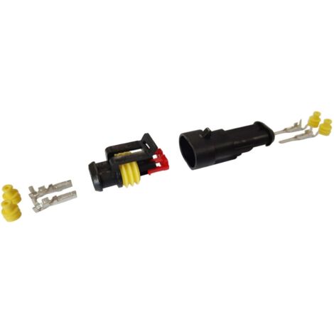 kit connecteur étanche 2 voies 0,75 1,5 mm² série 1,5