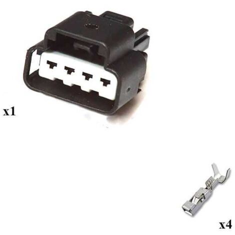 Kit Connecteur GT 280 series Mâle 4 Voies blanc