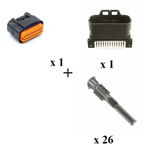 Kit Connecteur JAE MX23A Mâle 26 Voies PCB