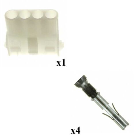 Kit Connecteur Mate n lok Femelle avec born Femelle 4 Voies