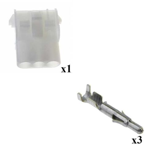 Kit Connecteur Mate n lok Femelle avec born Mâle 3 Voies
