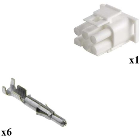Kit Connecteur Mate n lok Mâle avec born Mâle 3x2 Voies