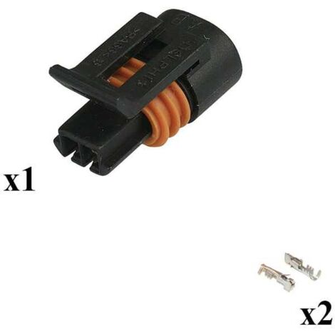 Kit Connecteur Metri-Pack 150.2 Mâle 2 Voies Noir