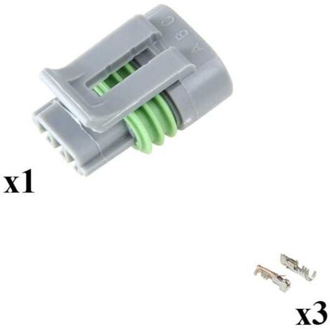 Kit Connecteur Metri-Pack 150.2 Mâle 3 Voies Gris