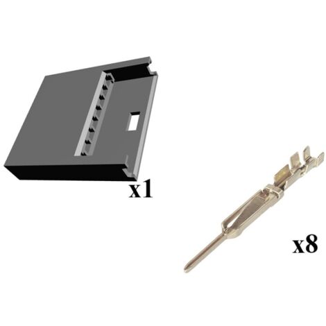 Kit Connecteur Modu 2 Mâle 8 Voies