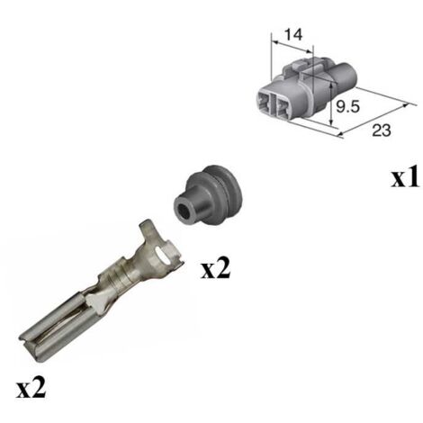 Kit Connecteur MT Sealed Mâle 2 Voies Type AL