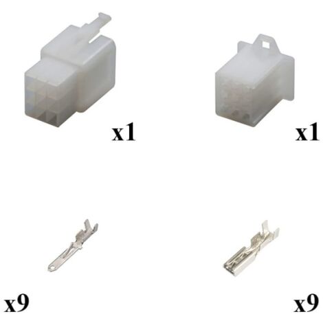 Kit Connecteur MTW series Mâle female 9 Voies