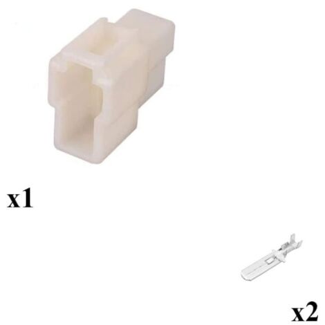 Kit Connecteur Series 250 Faston 6,3 Femelle 2 Voies Forme en T