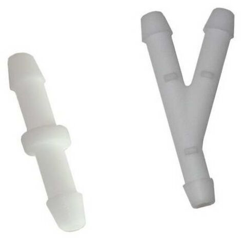 Kit Connecteur Y + Prolongateur Pour Tuyau Lave Glace 5mm