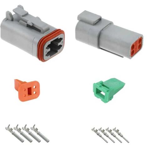 Kit Connecteurs Series DT Mâle Femelle 4 Voies