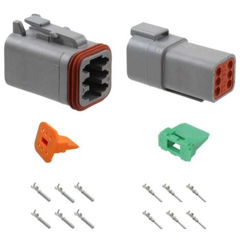 Kit Connecteurs Series DT Mâle Femelle 6 Voies