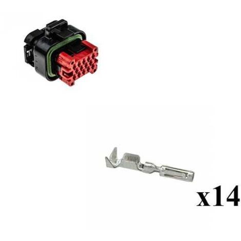 Kit Connettore Ampseal Maschio 14 Vie Nero