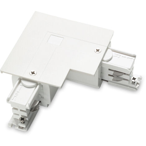 Kit Connettore Da Incasso Destro On-Off Link Alluminio Bianco