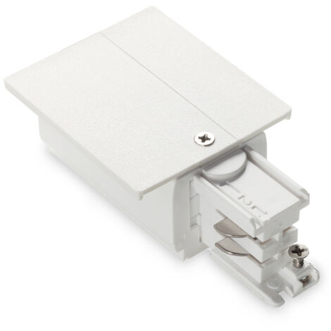 Kit Connettore Da Incasso Principale E Destro On-Off Link Alluminio Bianco